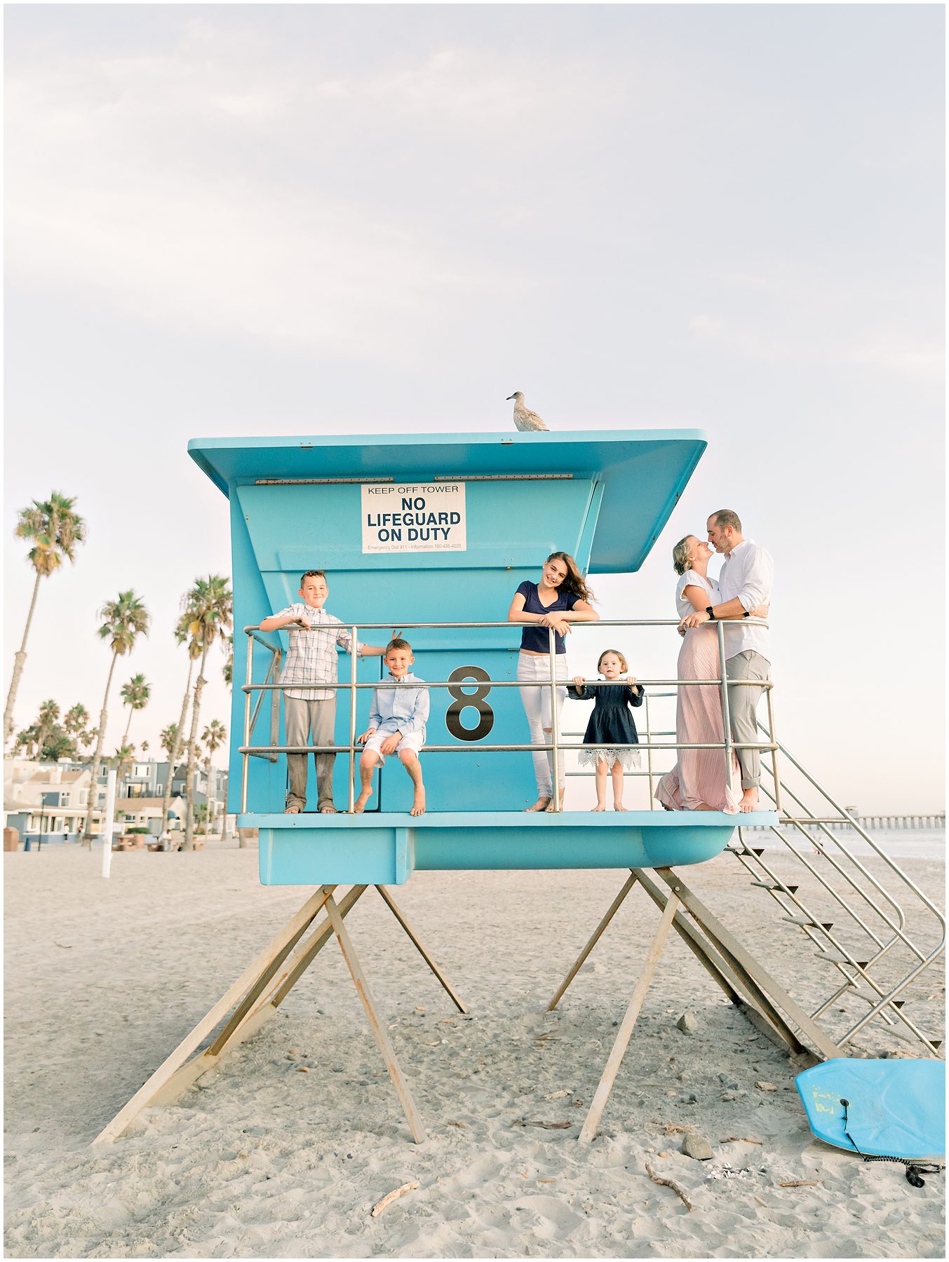 Oceanside California beach family portrait photographer
