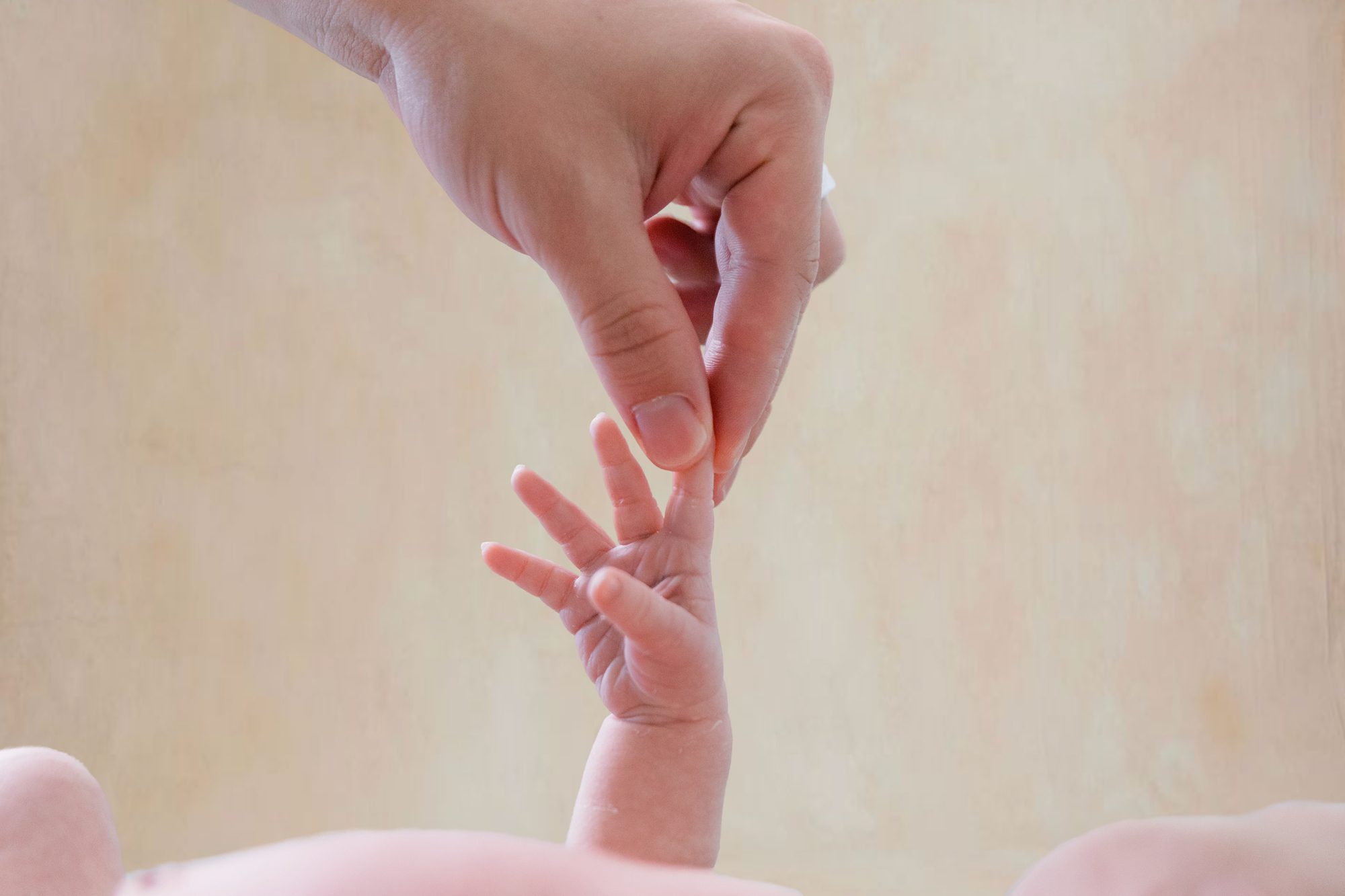 Carlsbad studio newborn photoshoot baby details